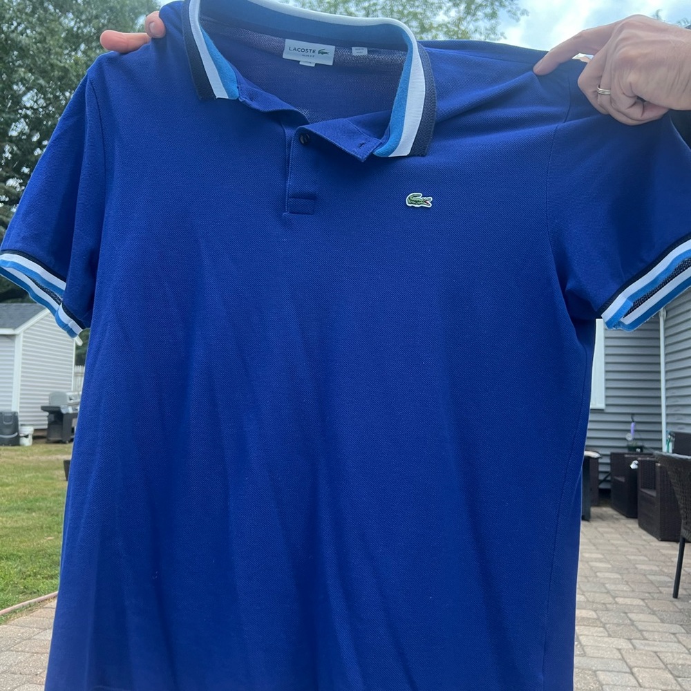 Lacoste Men's Royal Blue Polo Shirt